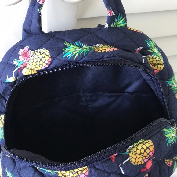 Vera Bradley toucan party pineapple backpack mini main image 8